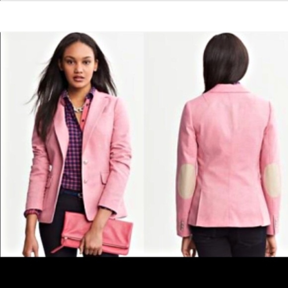 Banana Republic Wool Blend Hacking Jacket Blazer